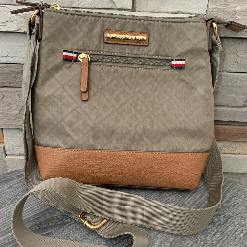 Tommy Hilfiger Brand new purse khaki green crossbody bag